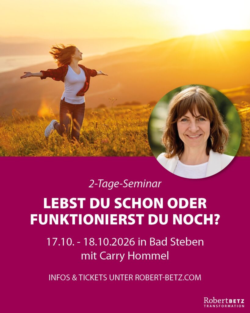 Lebst du schon oder funktionierst du noch_Carry Hommel